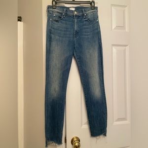 Mother denim - size 28 - Stunner Zip Ankle Step Fray
